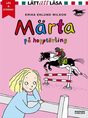 cover image of Märta på hopptävling